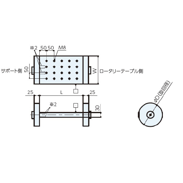 （株）ナベヤ ゆりかごセット センタータイプ YNC ゆりかごセット　センタータイプ YNC200-300HAS2