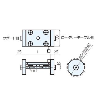 （株）ナベヤ ゆりかごセット センター仕様 Qロック YDC ゆりかごセット　センター仕様　Ｑロック YDC250-550QAS1