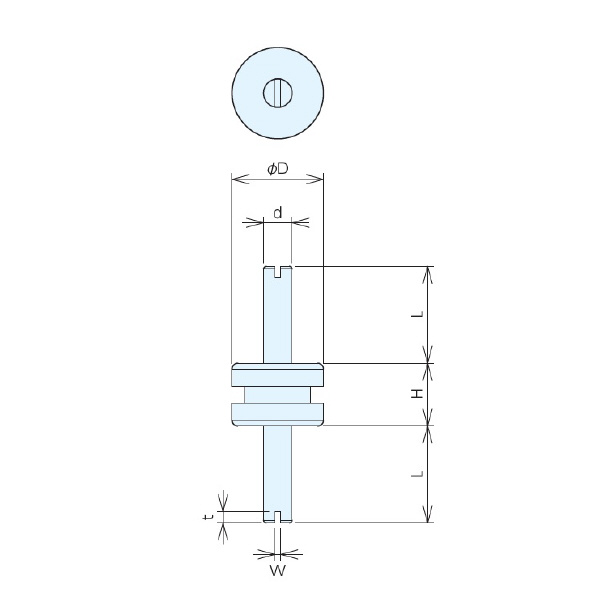 （株）ナベヤ ビルトイン防振マウント(小型) BBC ビルトイン防振マウント（小型） BBC12D007