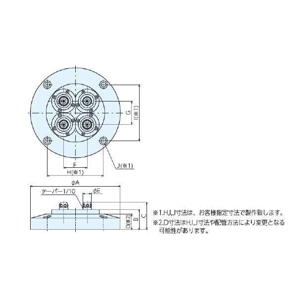 （株）ナベヤ ネオ グリップ用ベースユニット 5AUNE-75-BU200 ネオ　グリップ用ベースユニット 5AUNE-75-BU200