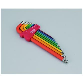 （株）ナベヤ レインボー六角レンチセット 911G-HM9F レインボー六角レンチセット 911G-HM9F