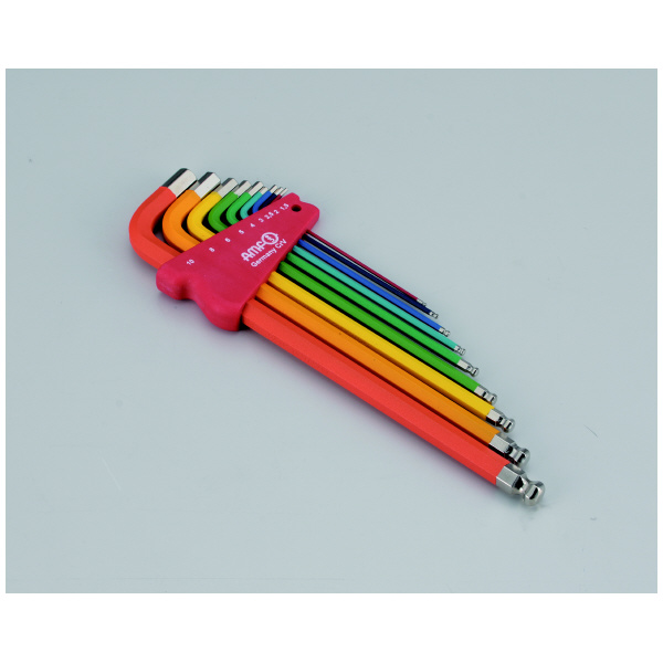 （株）ナベヤ レインボー六角レンチセット 911G-HM9F レインボー六角レンチセット 911G-HM9F