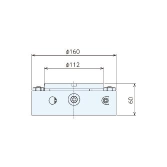 （株）ナベヤ RT用治具交換システム ベースプレート BAKS ＲＴ用治具交換システム　ベースプレート BAKS10-TBS250
