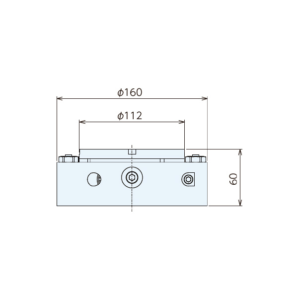 （株）ナベヤ RT用治具交換システム ベースプレート BAKS ＲＴ用治具交換システム　ベースプレート BAKS10-TBS250