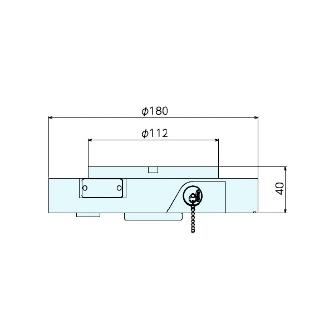（株）ナベヤ RT用治具交換システム ベースプレート BAKS ＲＴ用治具交換システム　ベースプレート BAKS10-RT100