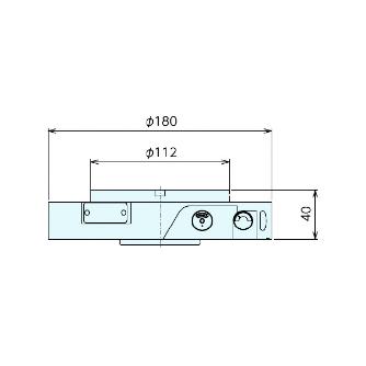 （株）ナベヤ RT用治具交換システム ベースプレート BAKS ＲＴ用治具交換システム　ベースプレート BAKS10-RKT180