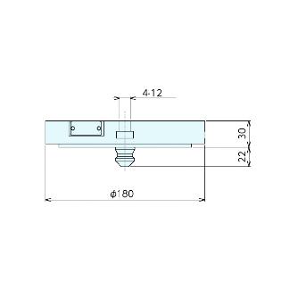 （株）ナベヤ RT用治具交換システム 交換プレート KAK ＲＴ用治具交換システム　交換プレート KAK10-F180