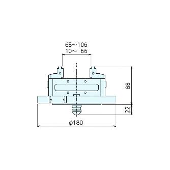 （株）ナベヤ RT用治具交換システム 交換プレート KAK ＲＴ用治具交換システム　交換プレート KAK10-5AU75130