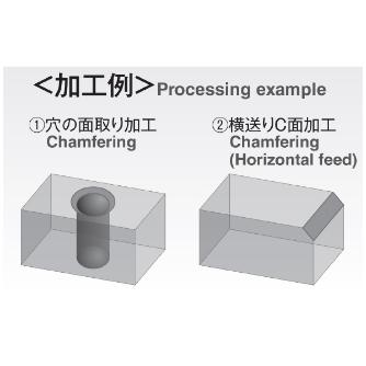 岡﨑精工（株） 超硬ソリッド面取カッター OKコート CCS3AS 超硬ソリッド面取カッター　ＯＫコート CCS3AS 12X90