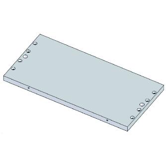 （株）ナベヤ ファナックDDRーT用ゆりかごプレート YF ファナックＤＤＲ－Ｔ用ゆりかごプレート YF235-530SPLG