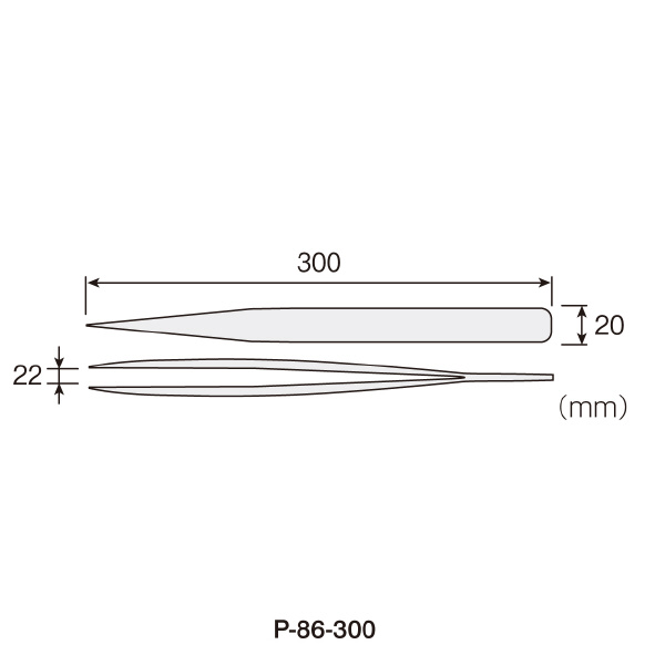ホーザン株式会社 ピンセット P ピンセット P-86-300