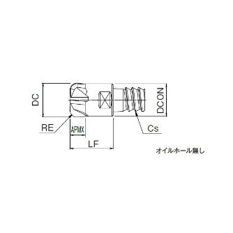 オーエスジー（株） PHOENIX ヘッド交換式エンドミル直刃コーナラジアスタイプ PXM PXRE ヘッド交換式エンドミル／ＰＨＯＥＮＩＸ PXRE100C10-04R020 XP6305