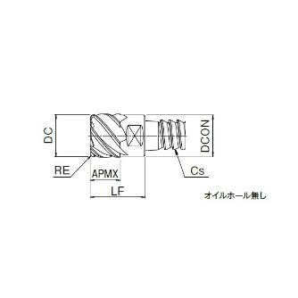 オーエスジー（株） PHOENIX ヘッド交換式エンドミル多刃不等分割スクエア・コーナラジアスタイプ PXM PXSM ヘッド交換式エンドミル／ＰＨＯＥＮＩＸ PXSM100C10-06R000 XP3225