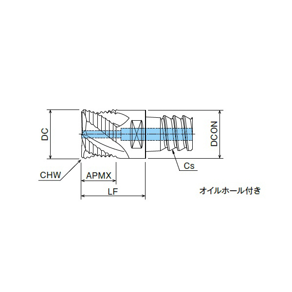 オーエスジー（株） PHOENIX ヘッド交換式エンドミル4枚刃ラフィング形状不等リード弱ねじれタイプ PXM PXNL ヘッド交換式エンドミル／ＰＨＯＥＮＩＸ PXNL120C12-04C005-O XP3225