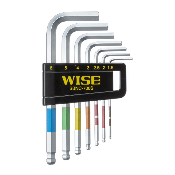 フジ矢（株） ボールポイントレンチ7本セットNC SBNC-700S(WISE) ボールポイント六角棒レンチ　７本セット SBNC-700S(WISE)