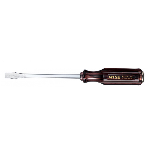 フジ矢（株） 角軸貫通ドライバー8×150マイナス KD-8150M(WISE) 角軸貫通ドライバー８×１５０マイナス KD-8150M(WISE)