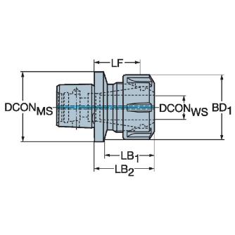 サンドビック（株） ERコレットチャック 【E】 C5-391.14 ＥＲコレットチャック　【Ｅ】 C5-391.14-25 037