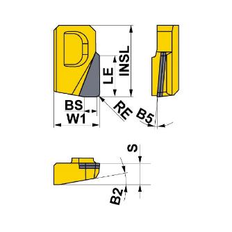 三菱マテリアル（株） カッタチップ GOER カッタチップ（ＰＣＤ） GOER1408PXFR2-8 MD220