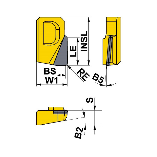 三菱マテリアル（株） カッタチップ GOER カッタチップ（ＰＣＤ） GOER1408PXFR2-8 MD220