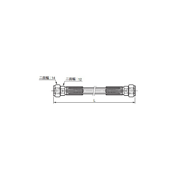 住友電気工業（株） ホース J-HOSE-G1/8 ホース J-HOSE-G1/8-G1/8-200