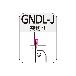 住友電気工業（株） SEC－溝入れバイト ホルダ GNDL-J ＳＥＣ－溝入れバイト　ホルダ GNDLR2020K-220J