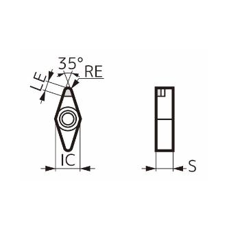 住友電気工業（株） スミダイヤ スローアウェイチップ NF-VNMA スミダイヤ　スローアウェイチップ NF-VNMA160408 DA90