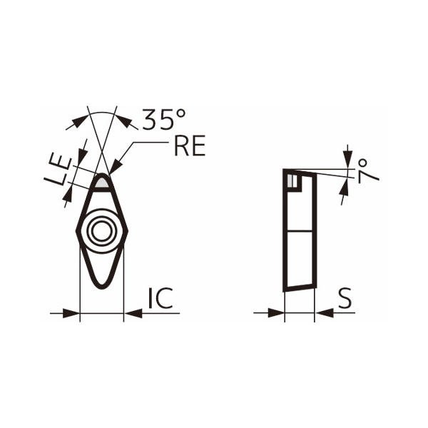住友電気工業（株） スミダイヤ スローアウェイチップ NF-VCMW スミダイヤ　スローアウェイチップ NF-VCMW160408 DA90
