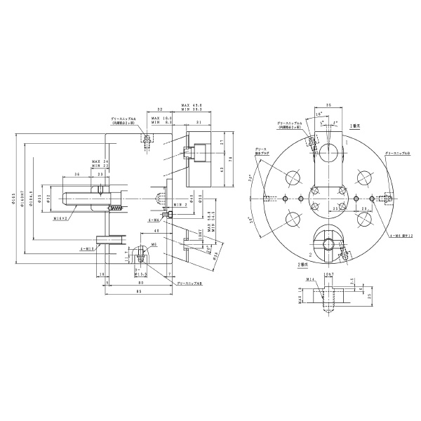 豊和工業（株） ドローダウンチャック H014MC ドローダウンチャック H014MC-6