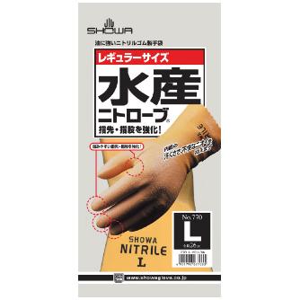 ショーワグローブ（株） 水産ニトローブ NO770 水産ニトローブ　Ｌサイズ NO770-L