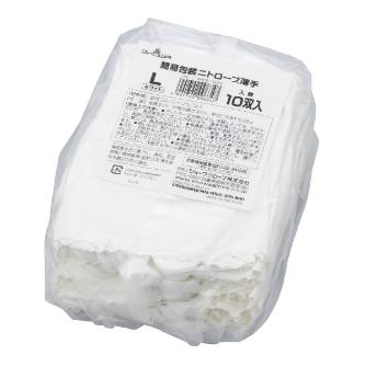 ショーワグローブ（株） 簡易包装ニトローブ薄手 10双入 NO135 簡易包装ニトローブ薄手　１０双入　Ｌ NO135-L10P