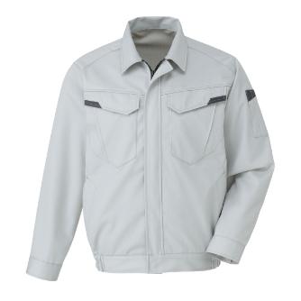 日新被服（株） 長袖ブルゾン 5126-40 長袖ブルゾン 5126-40-L ｼﾙﾊﾞｰ