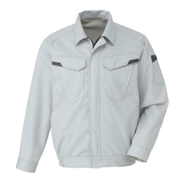 日新被服（株） 長袖ブルゾン 5126-40 長袖ブルゾン 5126-40-L ｼﾙﾊﾞｰ