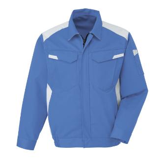 日新被服（株） 長袖ブルゾン 5126-92 長袖ブルゾン 5126-92-L ﾗｲﾄﾌﾞﾙｰXｼﾙﾊﾞｰ