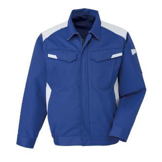 日新被服（株） 長袖ブルゾン 5126-94 長袖ブルゾン 5126-94-SS ﾌﾞﾙｰXｼﾙﾊﾞｰ