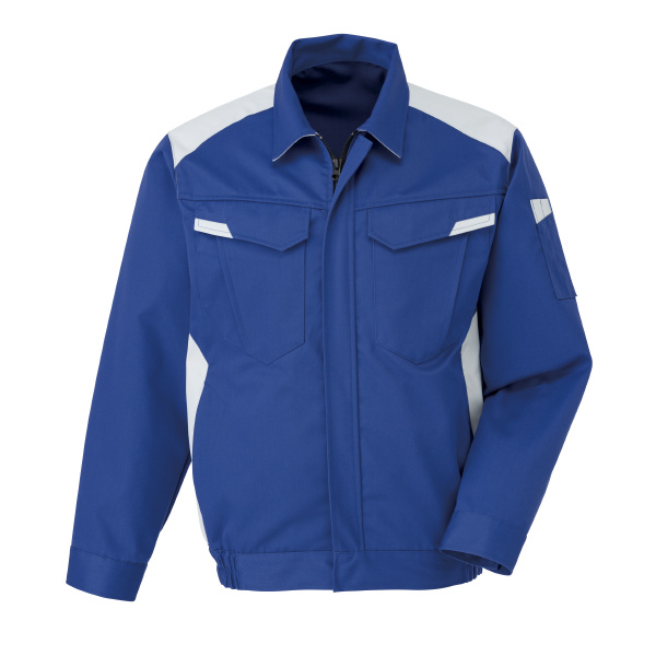 日新被服（株） 長袖ブルゾン 5126-94 長袖ブルゾン 5126-94-L ﾌﾞﾙｰXｼﾙﾊﾞｰ