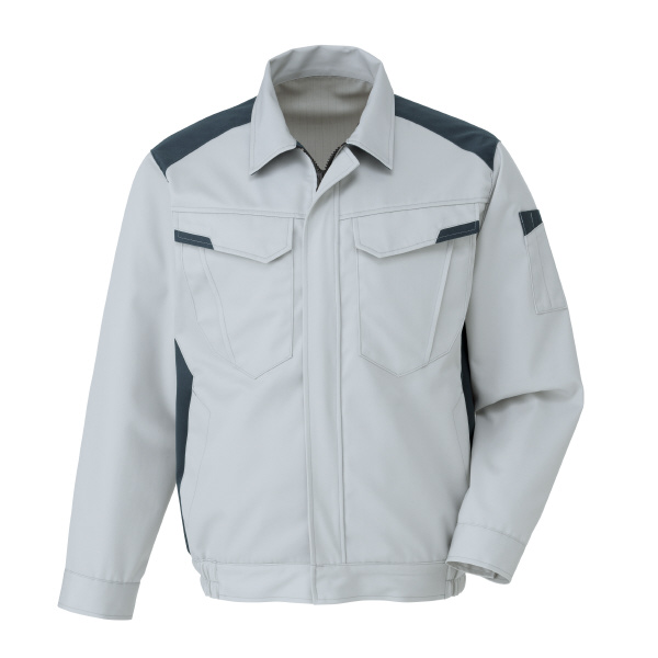 日新被服（株） 長袖ブルゾン 5126-99 長袖ブルゾン 5126-99-L ｼﾙﾊﾞｰXﾗｲﾄﾌﾞﾗｯｸ