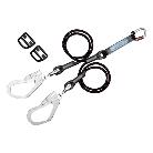 藤井電工（株） フルハーネス用ランヤード ツイン Gブレード+FS-93SV(軽量・SV回転)