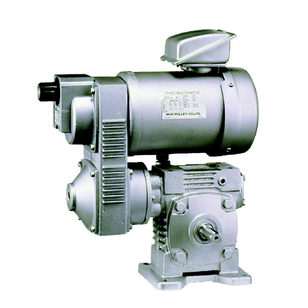 三木プーリ（株） 中実軸ベルト式変速ユニット AXP 中実軸ベルト式変速ユニット AXP-02-C-50N-40-HR-IE1