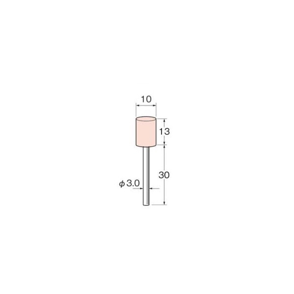 日本精密機械工作（株） 軸付砥石 軸径φ3 G35 軸付砥石　５本 G3533