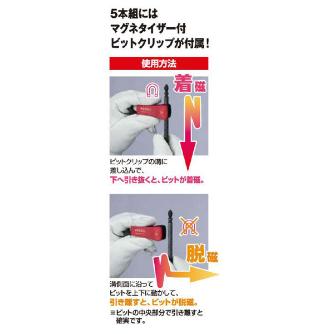（株）ベッセル ヒーロービット(5本組) SST5P ヒーロービット（５本組） SST5P2082BL