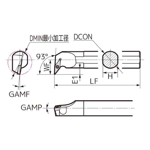 住友電気工業（株） SEC－ボーリングバイト S-SVUB ＳＥＣ－ボーリングバイト S20R-SVUBL1103-28