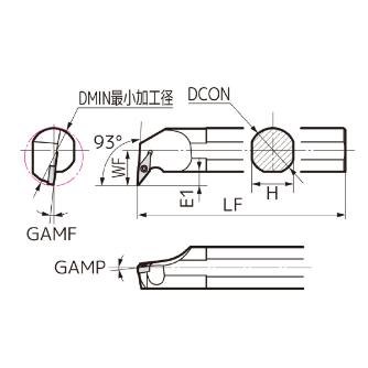 住友電気工業（株） SEC－ボーリングバイト S-SVUB ＳＥＣ－ボーリングバイト S25S-SVUBR1604-34