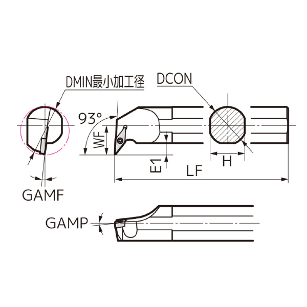 住友電気工業（株） SEC－ボーリングバイト S-SVUB ＳＥＣ－ボーリングバイト S25S-SVUBL1604-34