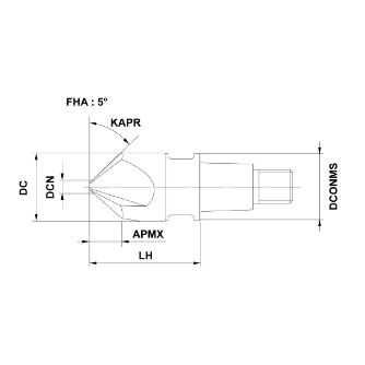 三菱マテリアル（株） ヘッド/ヘッド交換式エンドミル IMX ヘッド／ヘッド交換式エンドミル IMX10CH3L100A45 EP7020