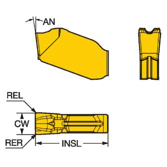 サンドビック（株） コロカットQD チップ 【C】 QD-NH コロカットＱＤ　チップ　【Ｃ】 QD-NH-0400-0004-CM 1125