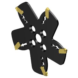 サンドビック（株） コロミルQD カッター 【F】 QD コロミルＱＤ　カッター　【Ｆ】 QD-F-080X10-M