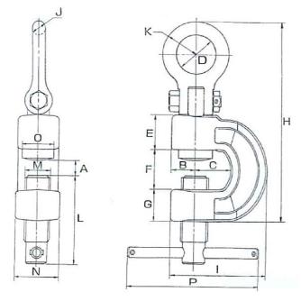 イーグルクランプ（株） ねじ式引張り用クランプ FXJ型 ねじ式クランプ FXJ-1.5