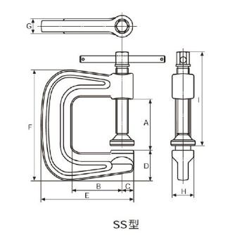 イーグルクランプ（株） 倒れ止め治具 スクリューサポーター SS型 スクリューサポーター SS-3