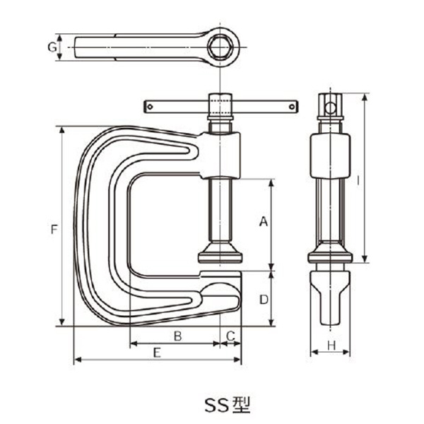 イーグルクランプ（株） 倒れ止め治具 スクリューサポーター SS型 スクリューサポーター SS-3