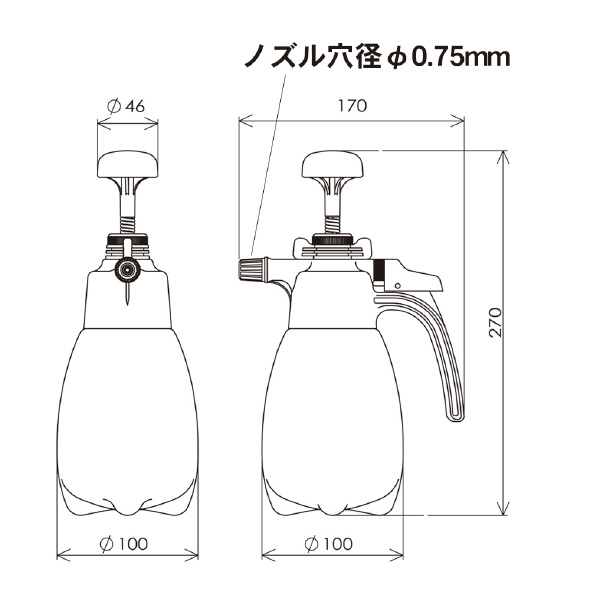 （株）フルプラ 噴霧器/ハンディ 噴霧器／ハンディ 1100